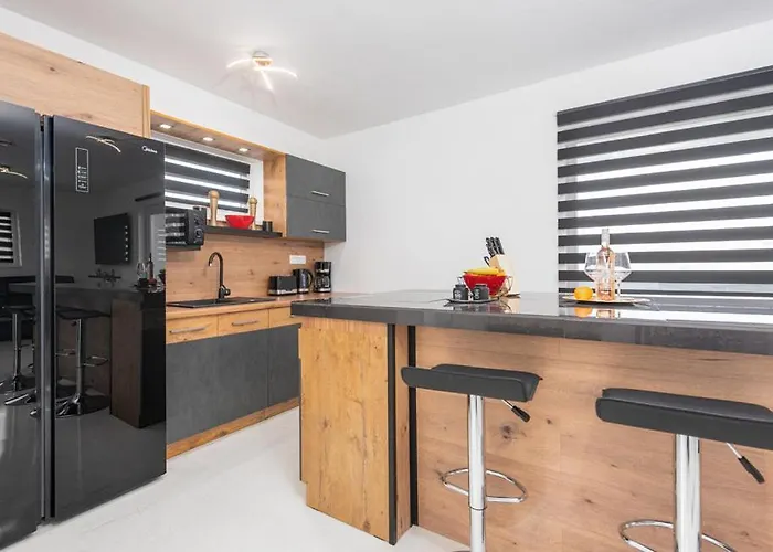 Luxurioeses Penthouse Welle Mit Whirlpool, Grill Und Meerblick Appartement